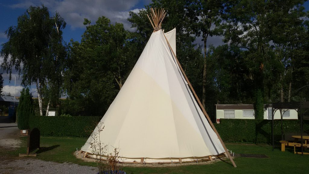 Vue extérieure du Tipi